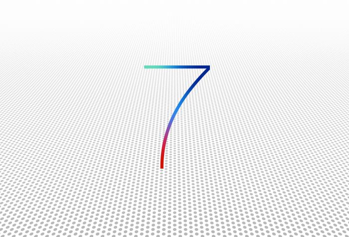Картинка iOS 7, заставка операционной системы iPhone OS