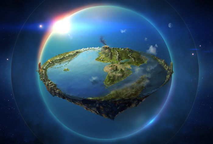 Картинка земной шар, круг, сфера, космос Амбарканта (Ambarkanta)