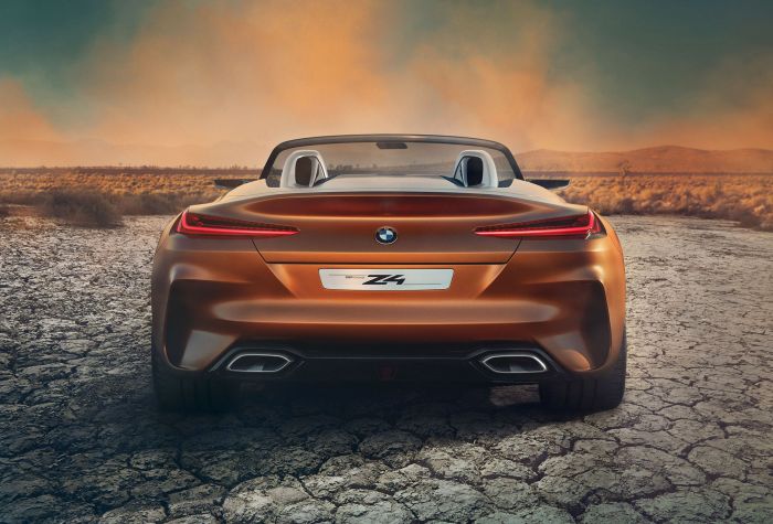Картинка автомобиль BMW Z4. концепт, вид сзади