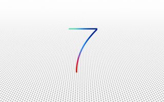 iOS 7, заставка операционной системы iPhone OS