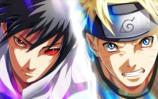 аниме, манга, Naruto Uzumaki и Uchiha Sasuke