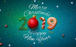 2019 новый год в красивом стиле, Happy New Year, Merry Christmas