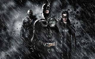 Бэтмен, Бэйн, Женщина-Кошка Темный рыцарь Возрождение легенды