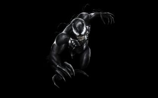 Веном на черном фоне, Марвел, постер к фильму Venom